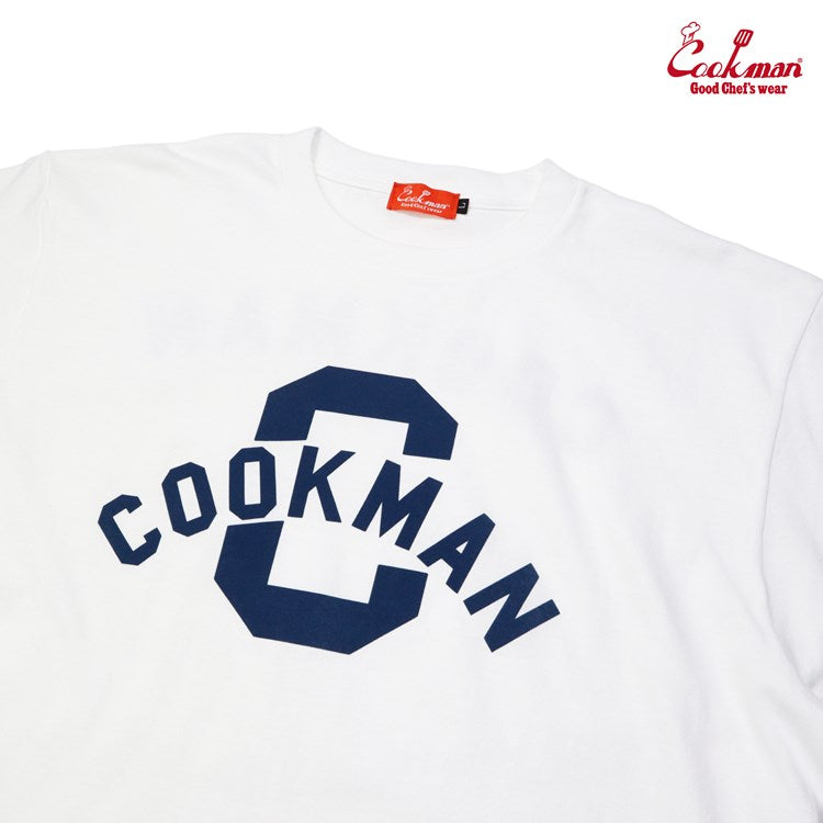 Cookman Tees - Flock Arch : White