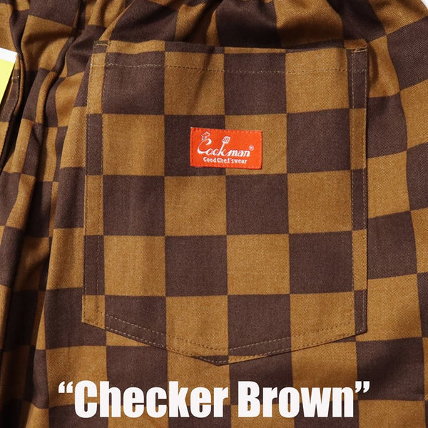 Cookman Chef Pants - Checker : Brown