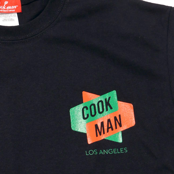 Cookman Tees - BURGER : Black