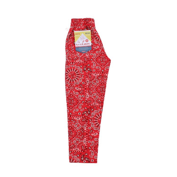 Cookman Chef Pants - Paisley : Red
