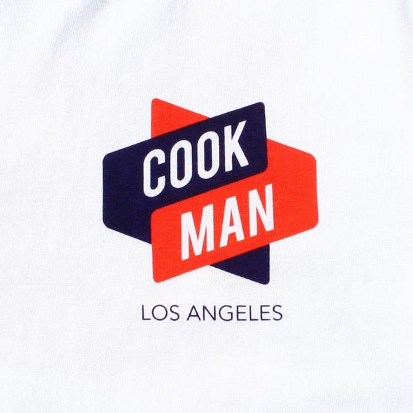 Cookman Tees - BURGER : White