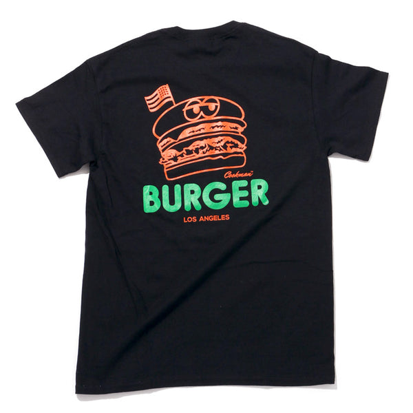 Cookman T-shirts - BURGER : Black
