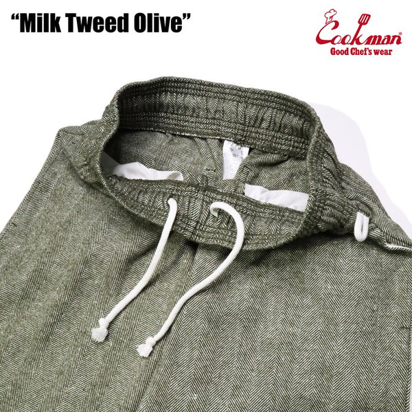 Cookman Chef Pants - Milk Tweed : Olive