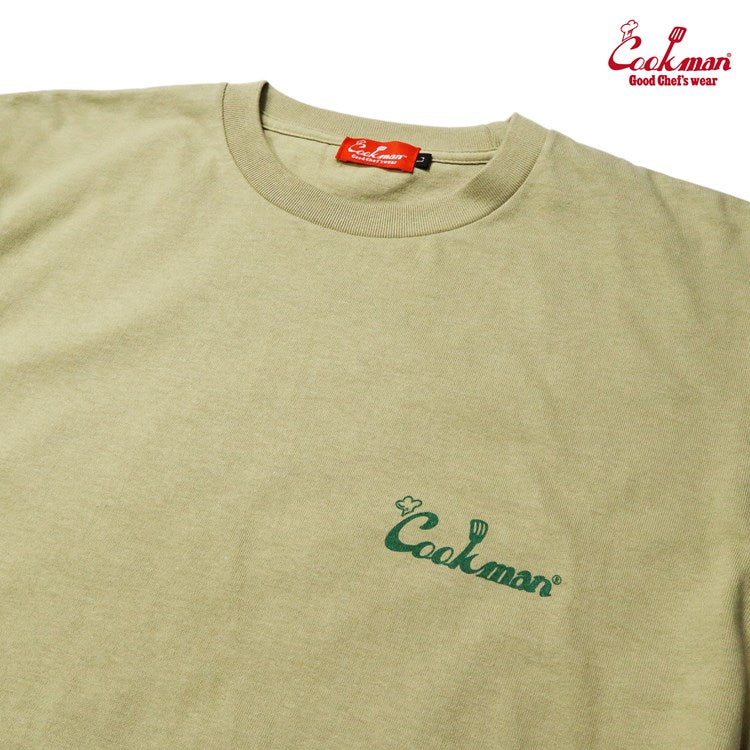 Cookman Tees - Kate Dog chef : Beige