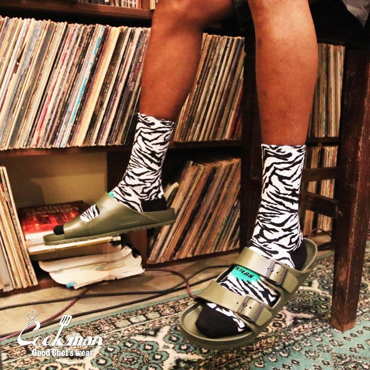 Cookman Crew Socks - Zebra