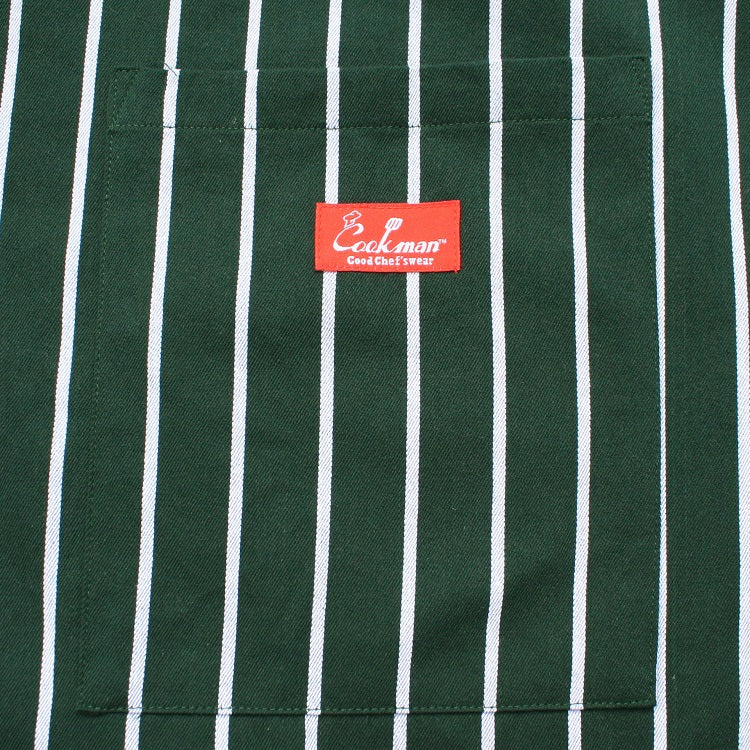 Cookman Waist Apron - Stripe : Dark Green