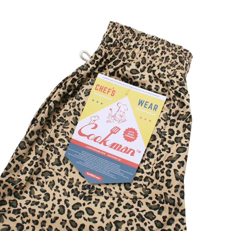 Cookman Chef Short Pants - Leopard