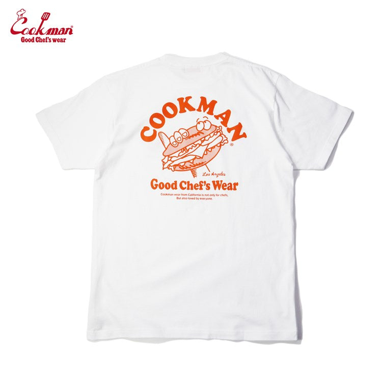 Cookman Tees - Hamburger : White