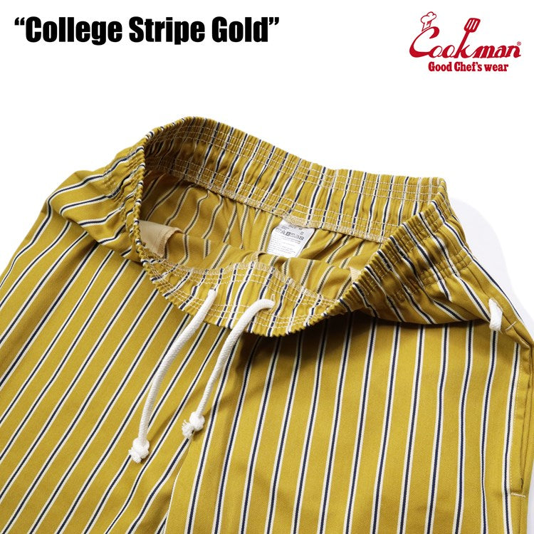 Cookman Chef Pants - College Stripe Gold