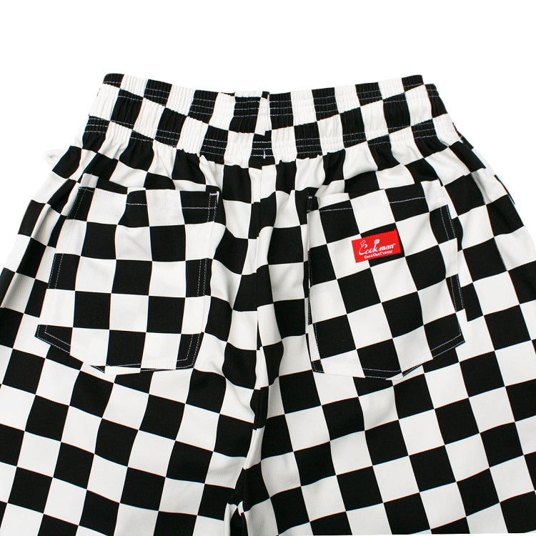 Chef Short Pants - Checker : Black