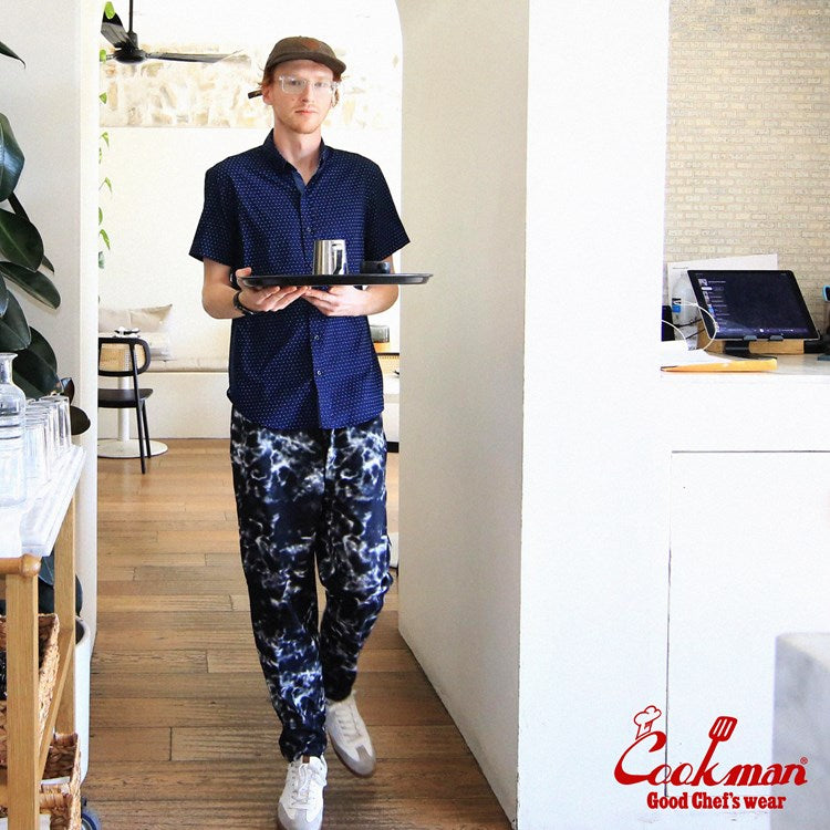 Cookman Chef Pants - Marble : Black