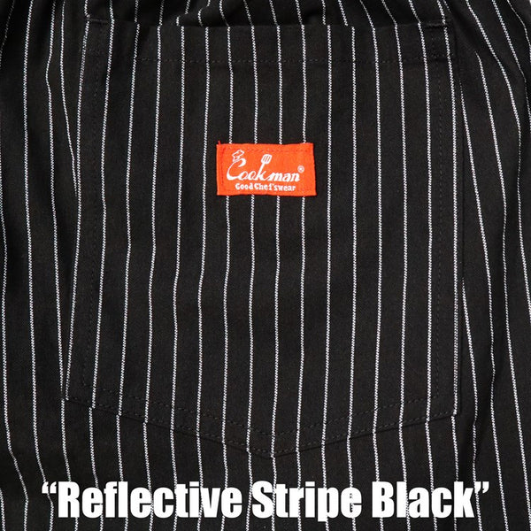Cookman Chef Pants - Reflective Stripe : Black