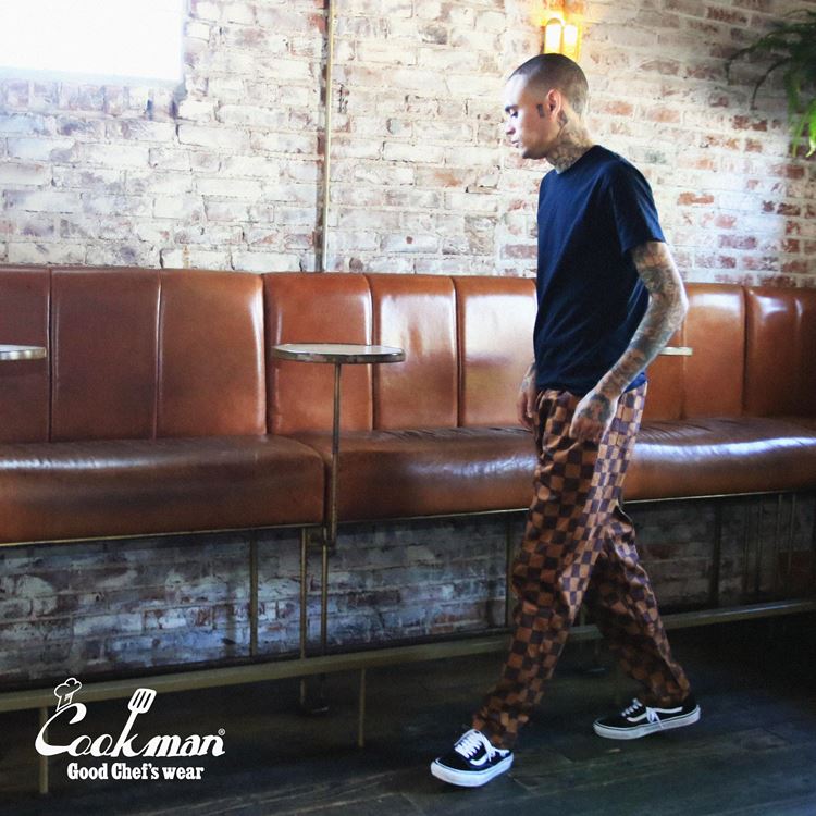 Cookman Chef Pants - Checker : Brown