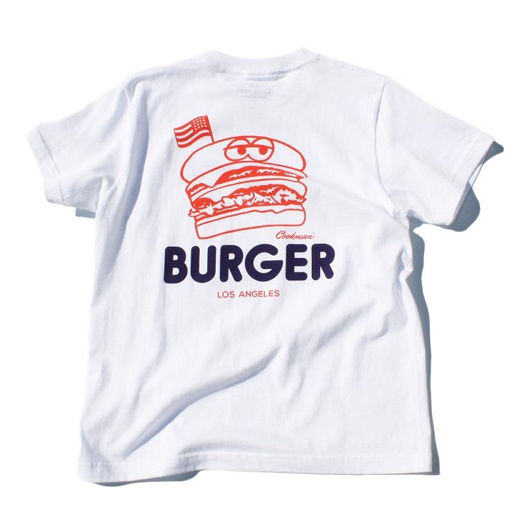 Cookman T-shirts - BURGER : White