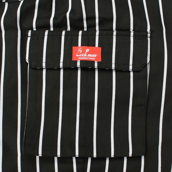 Cookman Chef Pants Cargo - Stripe : Black