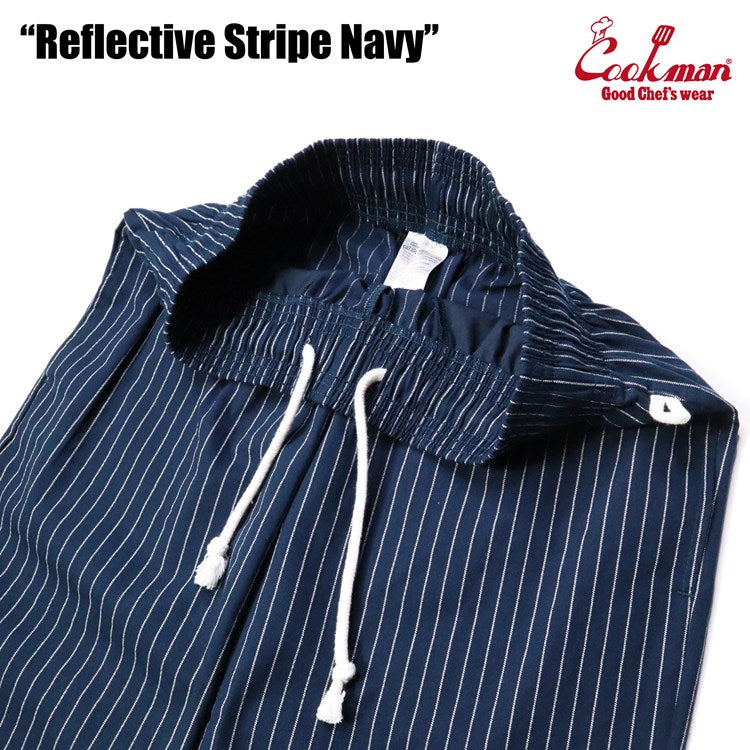 Cookman Chef Pants - Reflective Stripe : Navy