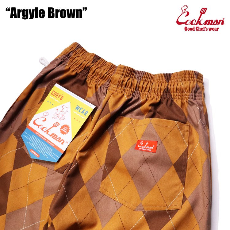 Cookman Chef Pants - Argyle Brown