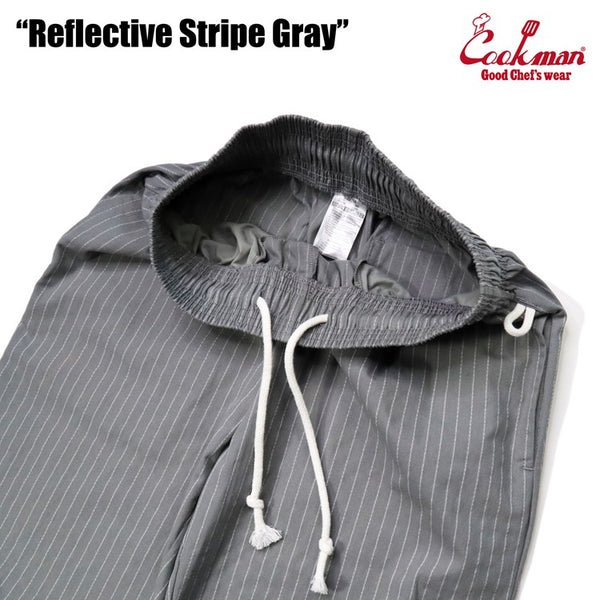 Cookman Chef Pants - Reflective Stripe : Gray