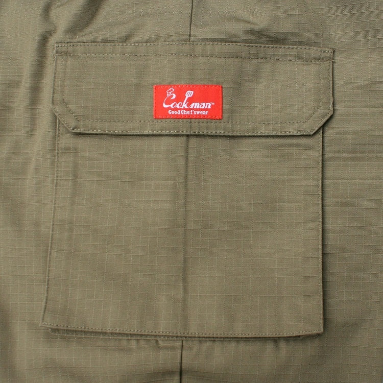 Cookman Chef Pants Cargo - Ripstop : Olive