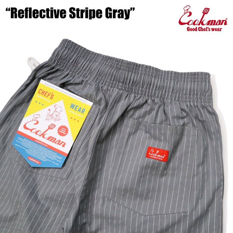 Cookman Chef Pants - Reflective Stripe : Gray