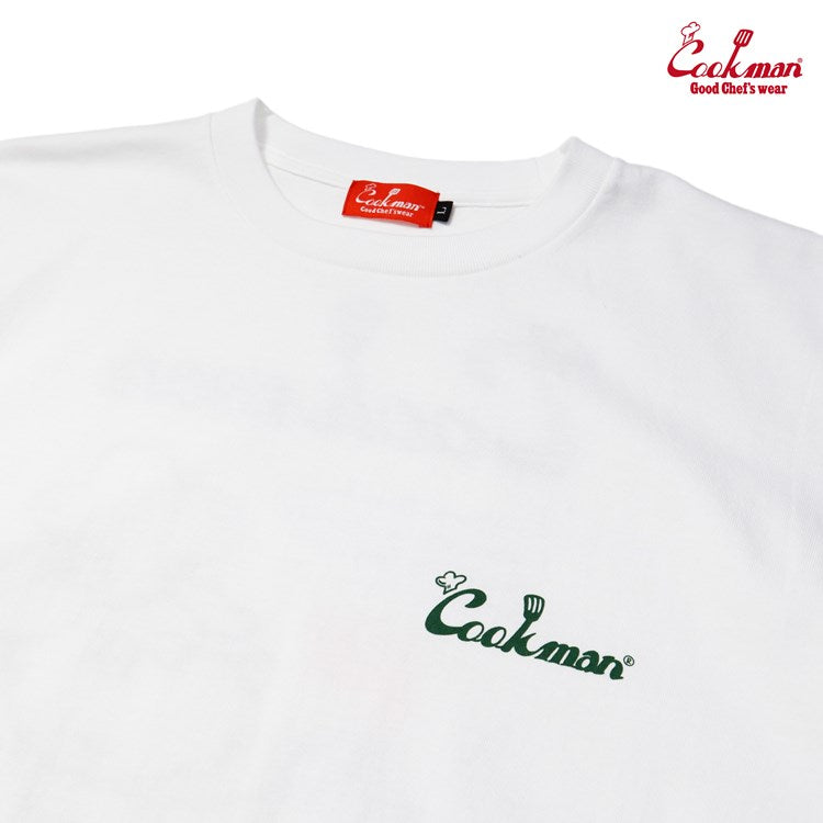 Cookman Tees - Kate Dog chef : White