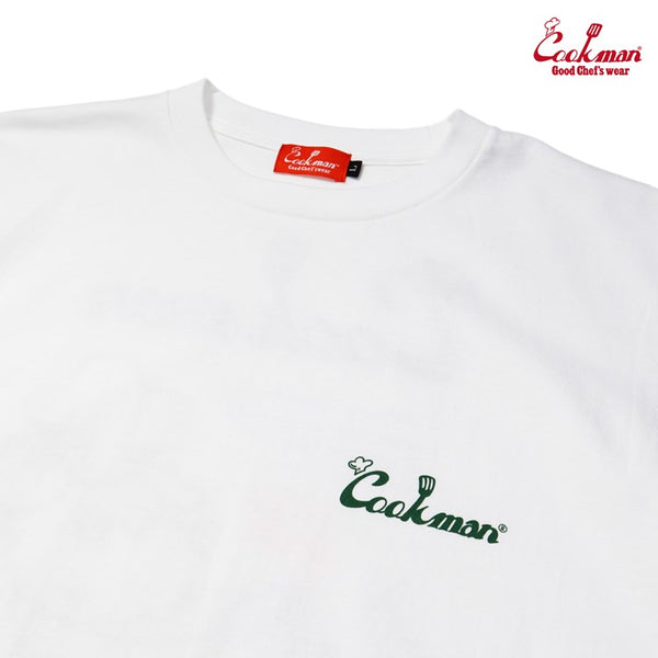 Cookman T-shirts - Kate Dog chef : White