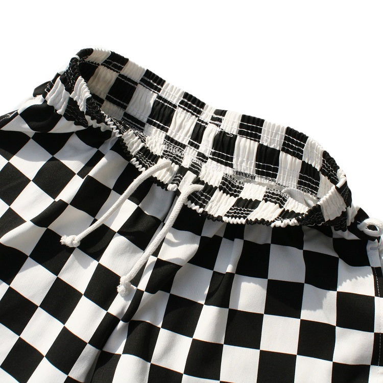 Black Checkered Pant MM1392