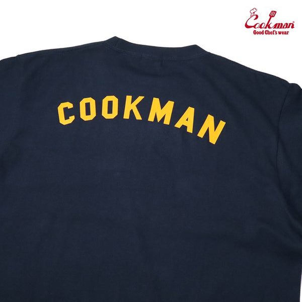 Cookman T-shirts - Flock Team Logo : Navy