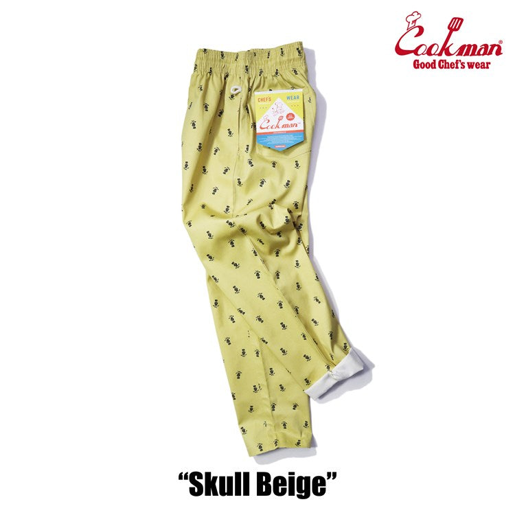 Cookman Chef Pants - Skull : Beige