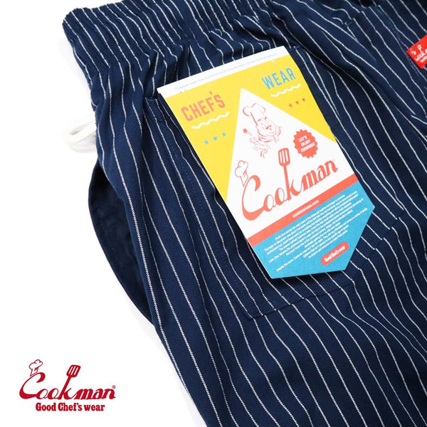 Cookman Chef Pants - Reflective Stripe : Navy