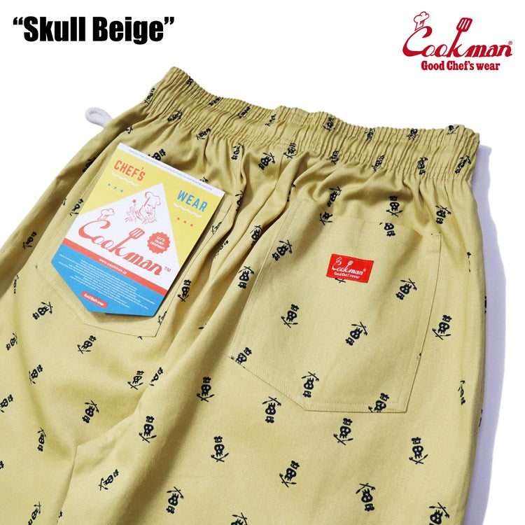 Cookman Chef Pants - Skull : Beige