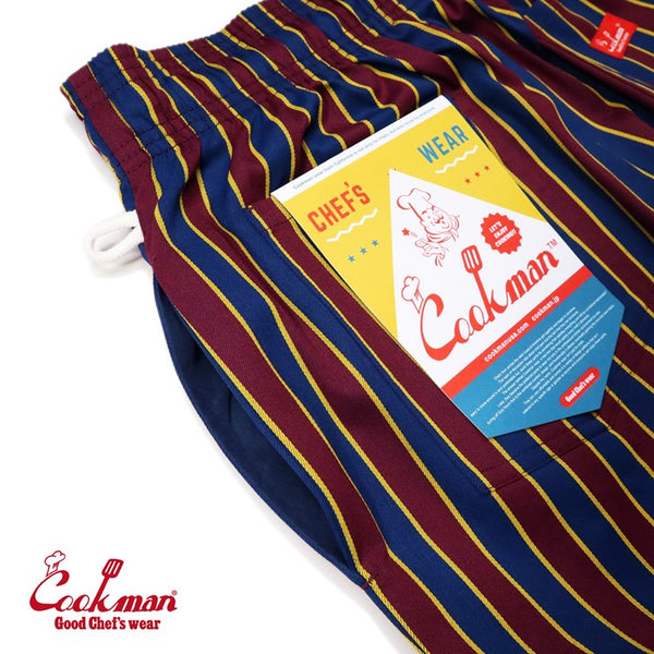 Cookman Chef Pants - College Stripe Red