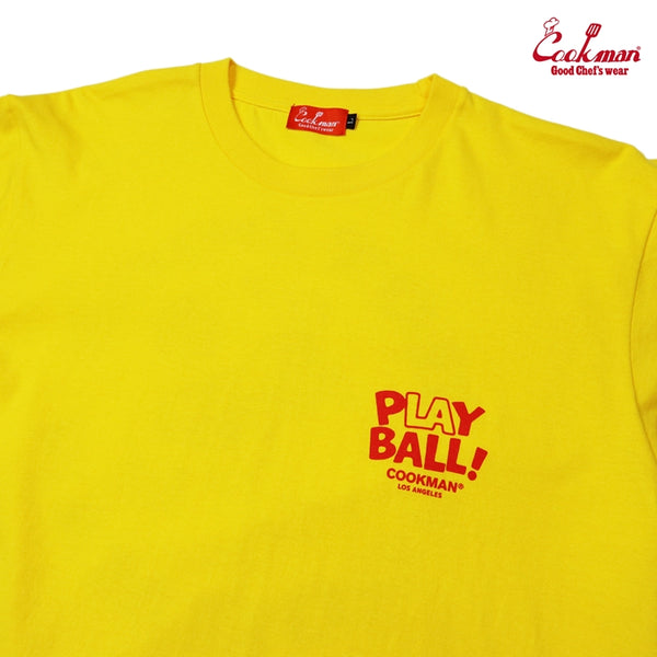 Cookman T-shirts - Hot Dog Hitter : Yellow