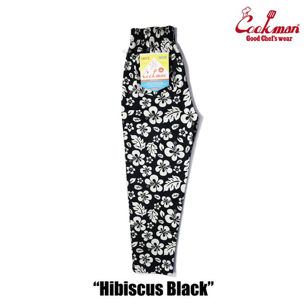 Cookman Chef Pants - Hibiscus : Black