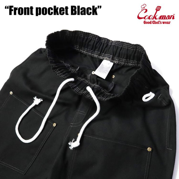 Cookman Chef Short Pants - Front pocket : Black