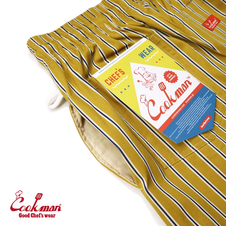 Cookman Chef Pants - College Stripe Gold