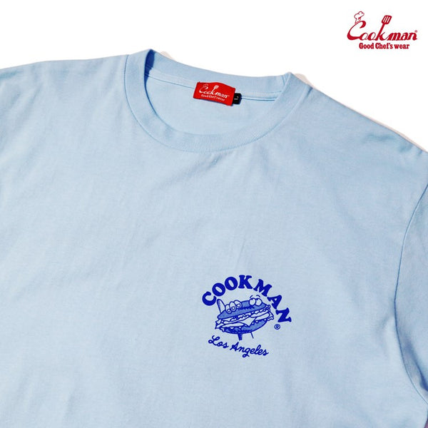 Cookman T-shirts - Hamburger : Light Blue