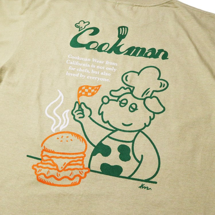 Cookman Tees - Kate Dog chef : Beige