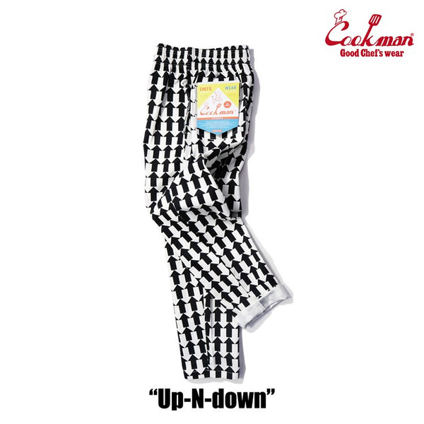 Cookman Chef Pants - Up-N-down : White