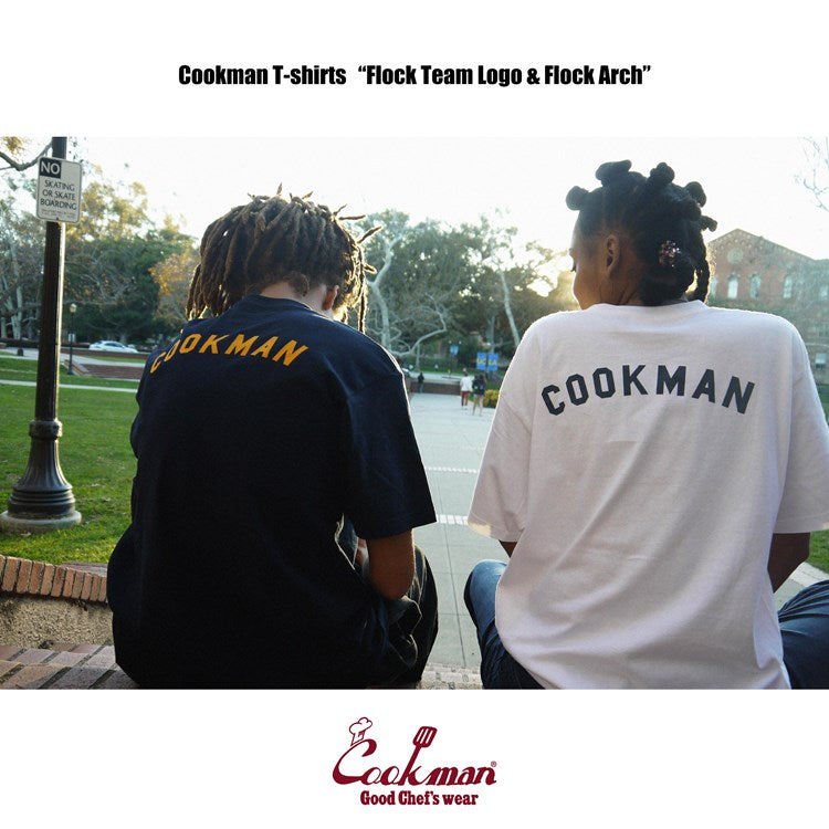 Cookman Tees - Flock Arch : White