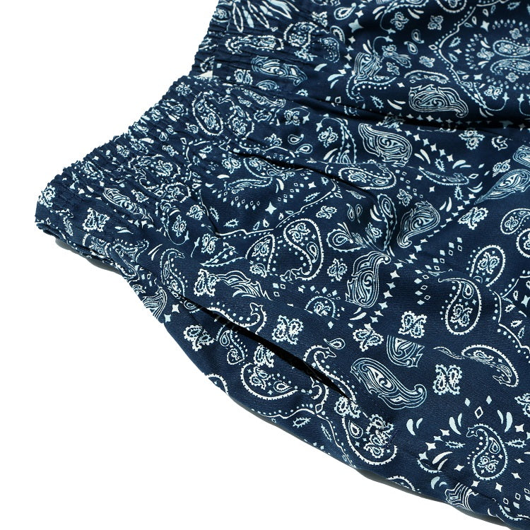 Cookman Chef Short Pants - Paisley : Navy