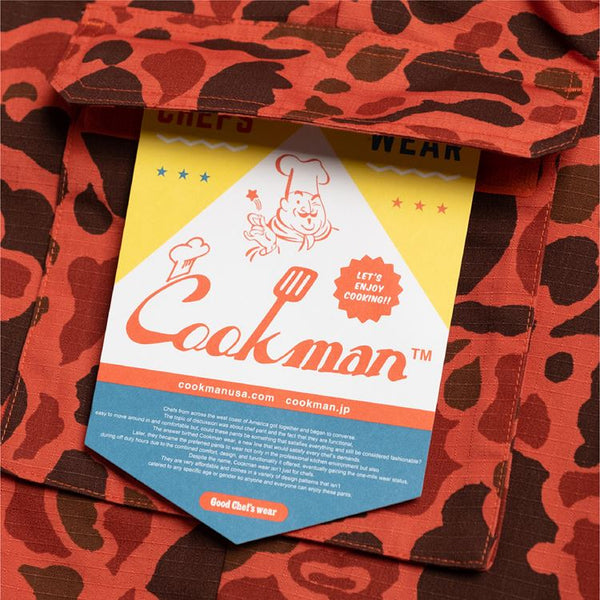 Cookman Chef Pants Cargo - Ripstop : Duck Hunter Camo Red