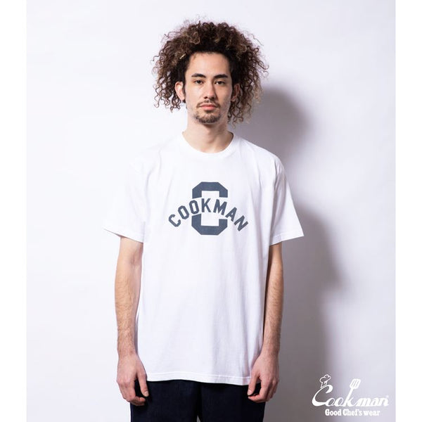 Cookman Tees - Flock Arch : White