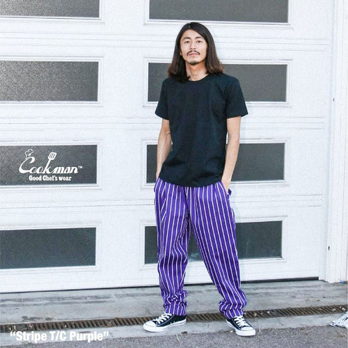 Cookman Chef Pants - Stripe : Purple – Cookman USA