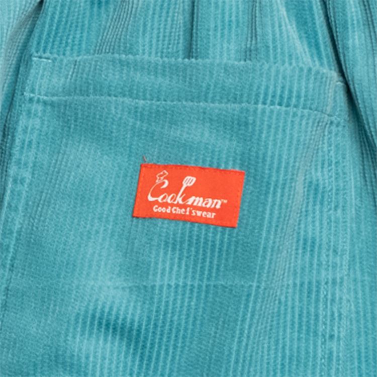 Cookman Chef Pants - Corduroy : Turquoise Blue