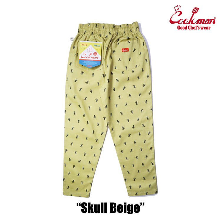 Cookman Chef Pants - Skull : Beige