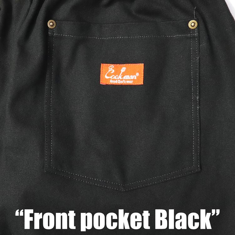 Chef Short Pants - Front pocket : Black
