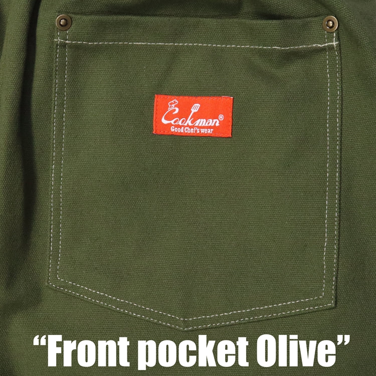 Chef Short Pants - Front pocket : Olive