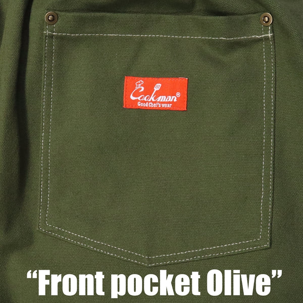 Cookman Chef Short Pants - Front pocket : Olive