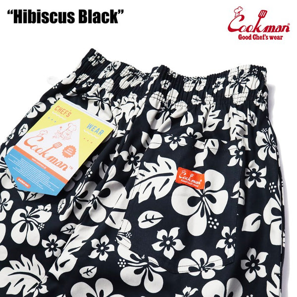 Cookman Chef Pants - Hibiscus : Black